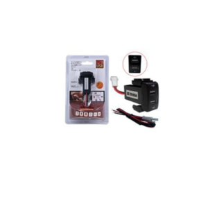 202.41  CARGADOR NISSAN 2USB  1.2A/2.1A 12/24V ROCKER  BLIST