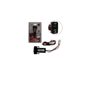 202.43  CARGADOR TOYOTA(VIGO) 2  USB 1.2A/2.1A 12/24V ROCKE