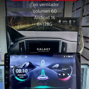 909CP2  FAR VIEW PANTALLA 9” CON  VENTILADOR  ANDROID 15 CAR PLAY ANDROID  AUTO /6+128GB